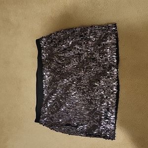 Express sequin skirt
